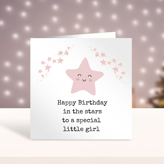 Happy Birthday In The Stars To A Special Little Girl