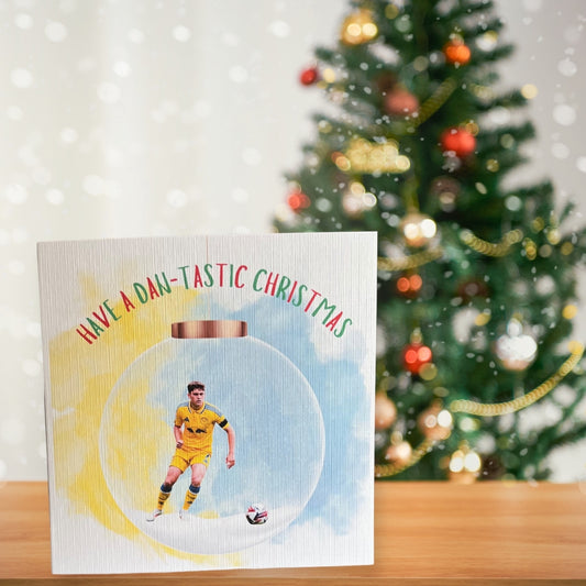 Dan James LUFC Christmas Card