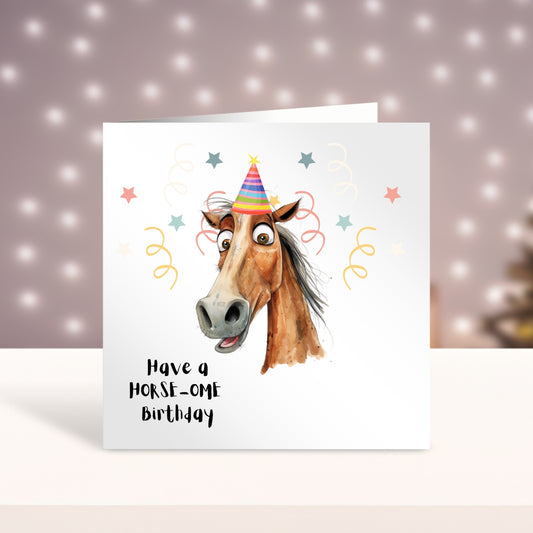 Have A Horse-Ome Birthday