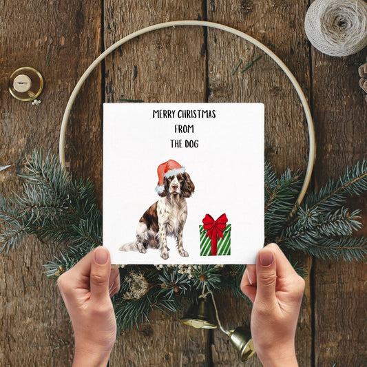 Merry Christmas From The Dog card